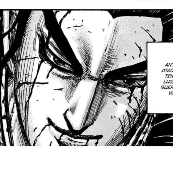kinhomugiwara's tweet photo. #kingdom752 spoilers
.
.
.
.
.
Kanki ainda morreu com o seu característico sorriso debochado GOAT https://t.co/fTzywogiKM
