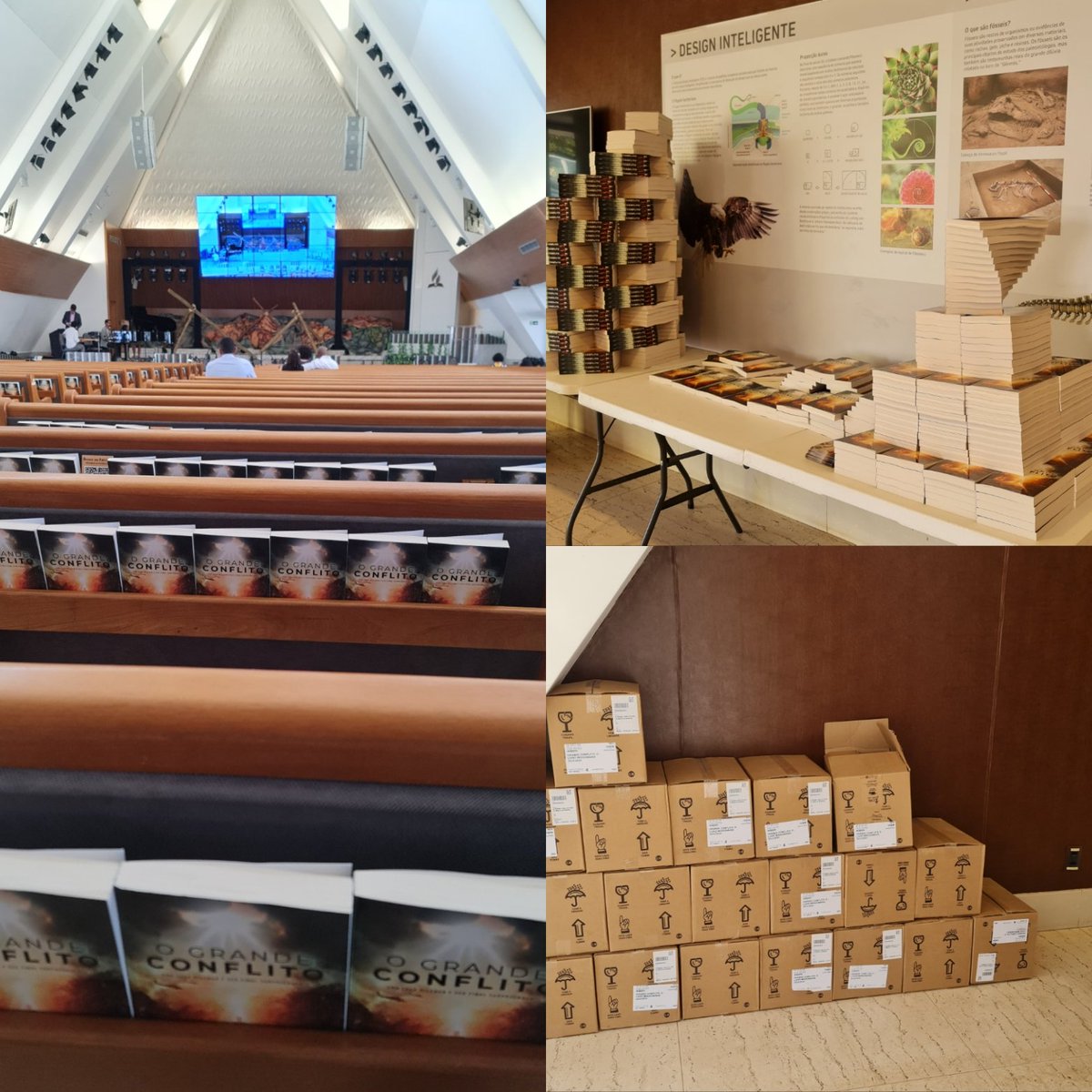 Igreja Central de Brasília preparada pro #ImpactoEsperanca2023. E se precisar mais, tem mais! #OGrandeConflito
