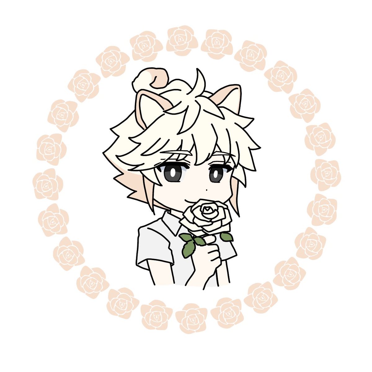 「LINEスタンプみたいだね 」|シパソのイラスト