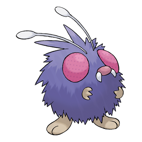 DailyPokemon2's tweet photo. The Pokemon of the day is Venonat! https://t.co/vuLWeg3tPn
