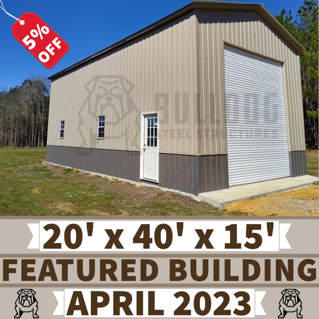 bulldog_steel's tweet photo. A new month means a new featured building. Check out this fully enclosed RV Cover! You can be sure your second home will always be covered. 

Starting at: $18,600
RV Cover
20’ x 40’ x 15’

#featuredbuilding #rvcover  #bulldogsteelstructures #bulldog #steelstructure #metalgarage https://t.co/wuosXGOJ95