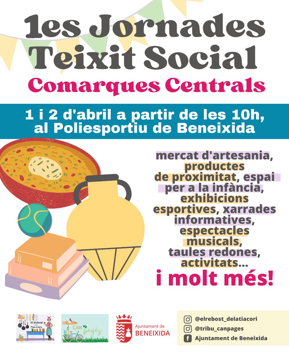 AgrocompostGVA's tweet photo. Hoy nuestro equipo se desplaza a #Beneixida para contar el proyecto Agrocompostaje.
Gracias a la organización por la invitación
¡Seguimos difundiendo! 📣
@GVAagroambient
#BeneixidaAjuntament
#Canpagés
#Elrebostdelatiacori https://t.co/lCxbA4q8Vk