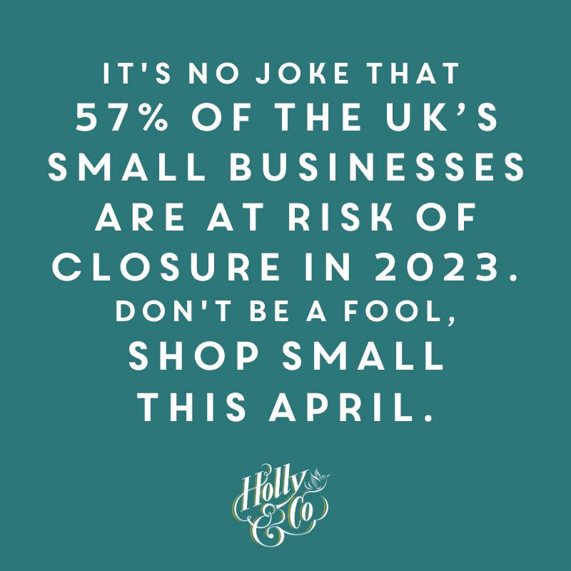 Not a big fan of #AprilFoolsDay - but this is brilliant from @HollyLTucker #shopsmall #supportsmallbusiness