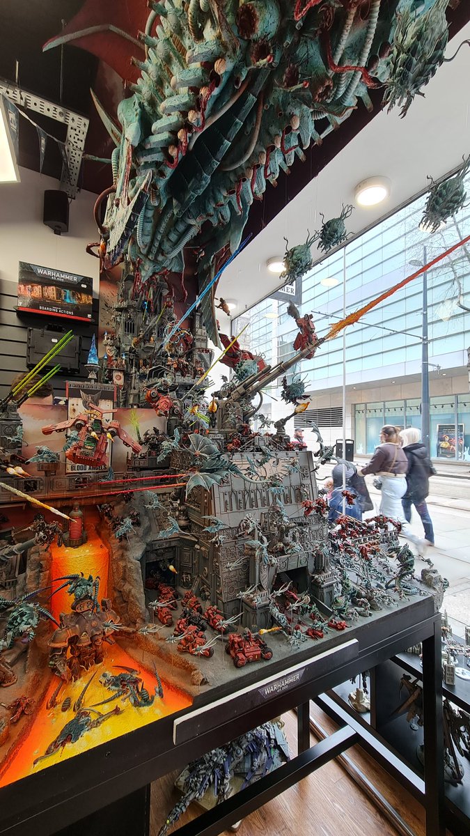 unluckymagpie's tweet image. You wanted more Nidd, you get more nid. We've unveiled the new section of the display at warhammer manchester and it looks a bit good #warhammer