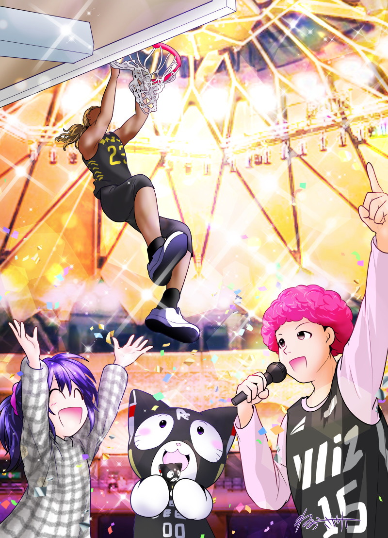 Bリーグマスコットオブザイヤー2022-23（）れぶにゃん応援の為に、れ