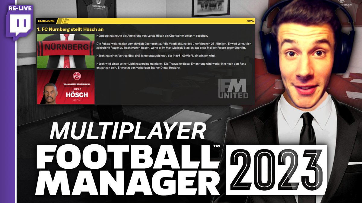 FMUNITEDGG! 18 Clubs, 18 Teilnehmer! Der Start! #1 [S01/E01] 🏆🎮 | Football Manager 2023 Multiplayer
📺 youtu.be/-mef0w9XVW4