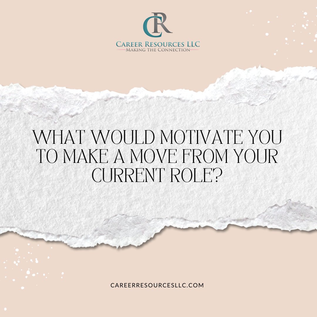 AmyLLeighton's tweet photo. What would motivate you to make a move from your current role? https://t.co/zSa3B3dkA0