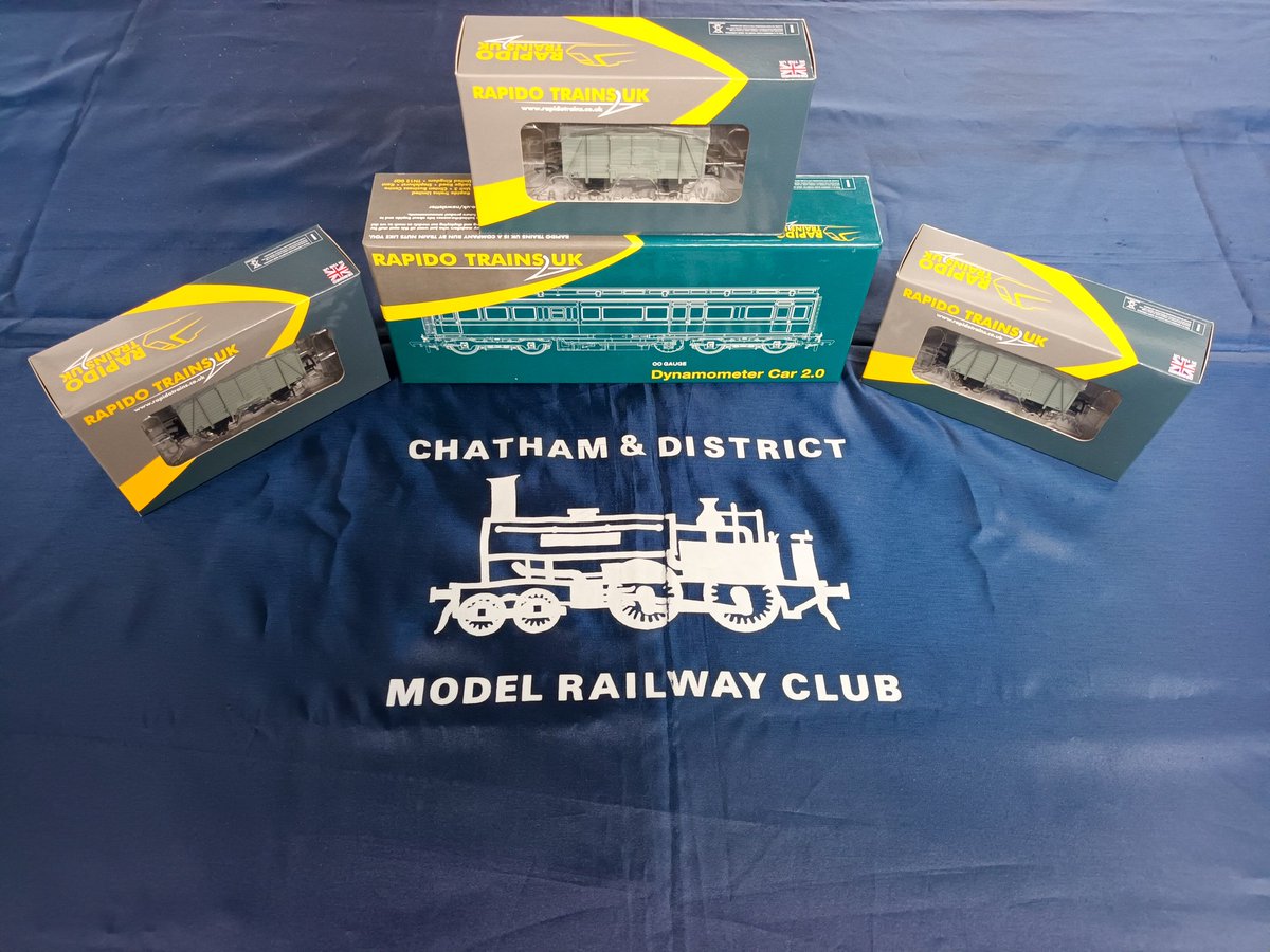 #rapido have very kindly donated their award winning Dynamometer Car and some Ex SECR vans for our club layout. 
We are incredibly grateful to receive such beautifully detailed and well made models.

#rapido #rapidotrains #rapidotrainsuk #modelrailwayclub #greatful #gifts