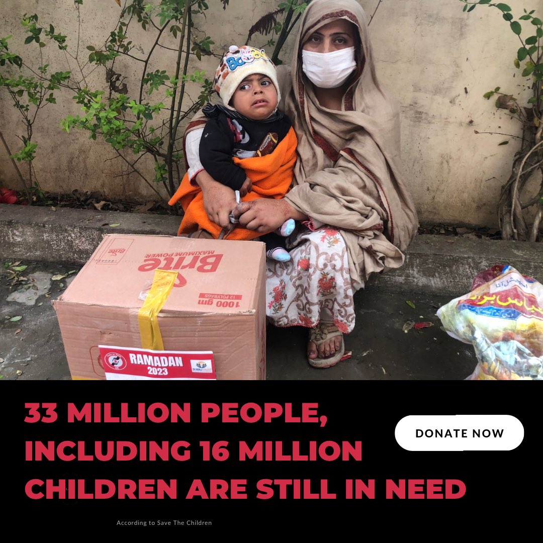 TimetoHelpUK's tweet photo. It's been 6 months since the devastating floods in Pakistan 🇵🇰 & people are still struggling to rebuild their lives. We are doing our part by providing food packages to those in need. You can help too by donating to our Pakistan Floods Appeal. Every penny counts. #HelpPakistan 🚨 https://t.co/F4FSBL0AMu