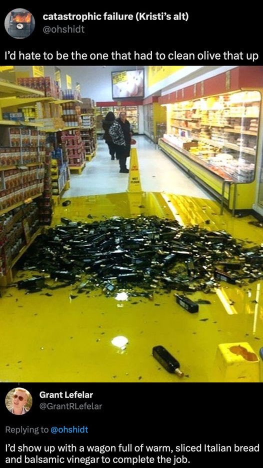 Thats gonna take awhile to clean up
