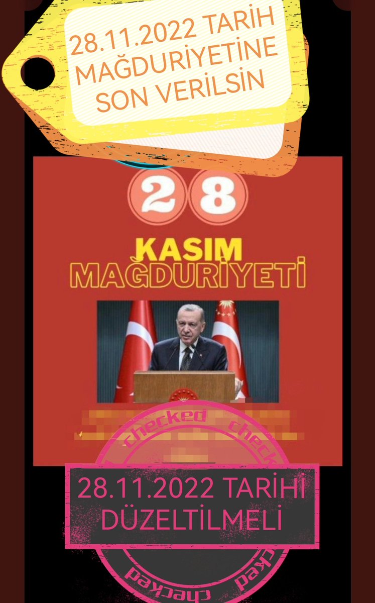 mehmetk68567790's tweet photo. @RTErdogan
@yasaryldrmMHP
@erkanakcay45
@DIBAliErbas
@dinckadir43
@diyanetbasin
@mustafaelitas
@Mustafa_Destici
@cimenfatih_
@fatiherbakn_fan
@vedatbilgn
@ahaber
#28kasımkadromağdurları
28.11.2022 TARİHİ MAĞDURU OLARAK DEĞİL DE KADROLU OLARAK DEVLETİMİZE HİZMET ETMEK İSTİYORUZ. https://t.co/9LeICx1ami
