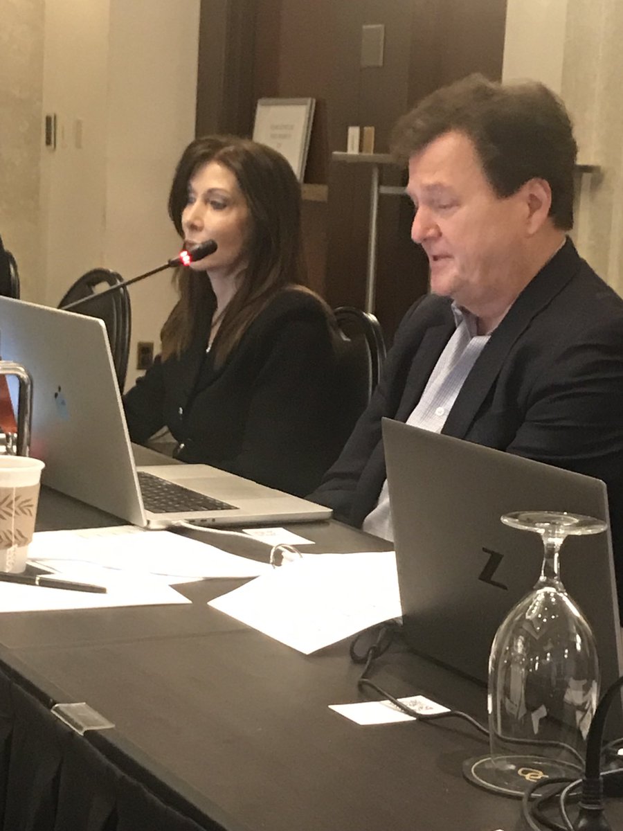 CAP Economic Affairs Committee Chair Dr. McLawhon and Vice-Chair Dr.Emory starting our meeting in DC.  #pathologists #CAPnow