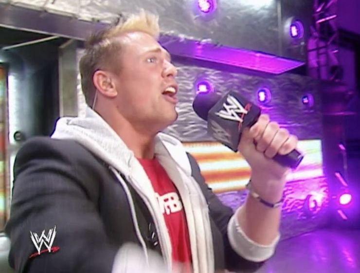 _Many_Returns_'s tweet photo. The Miz As Host Of Raw And Smackdown: After finishing 2nd in the 4th season of tough enough, The Miz was called up to WWE 2 years later and would serve as the host of Smackdown where he would announce the planned card for the show and attempt to hype up the crowds (1/2) https://t.co/eblhV3hYvb