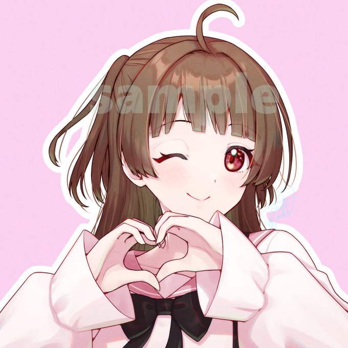 coconalaにてバストアップイラスト納品させていただきましたー! 
