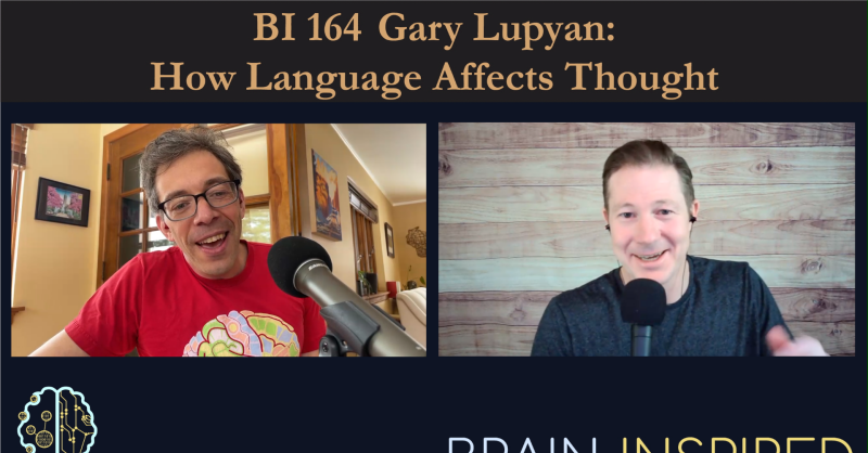 pgmid's tweet photo. "I should ask Gary why I feel dumb thinking in words. Agh! I'm thinking in words again!"

@glupyan discusses inner speech, how your phenomenal experience is different from mine, language vs. cognition, concepts, symbols, language models, cool shirts...

https://t.co/5PC72GkNHU