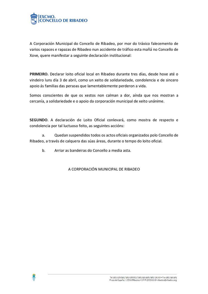 Fernando Suárez (@fsuarezribadeo) on Twitter photo 