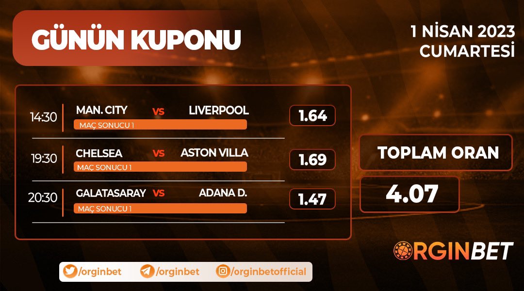 OrginBet's tweet photo. 🗓 #Orginbet Kazandıran Günün Kuponu! 📝

⏰ 7/24 Hızlı Yatırım-Çekim⚡️
🎁 %20 Spor Hoş Geldin Bonusu👏
💼 Günde 60.000₺ Çekim İmkanı💸

🎁 İster %20 Spor Yatırım Bonusu🏆
🎁 İster %30 Spor Yatırım Bonusu

🏆 Orginbet'te herzaman kazanın!

📲 https://t.co/vceDWL5fFs https://t.co/nnaFS6rUhP