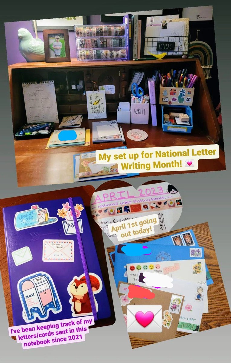 National letter writing month has begun! 💌 #penpalooza #sendmoremail