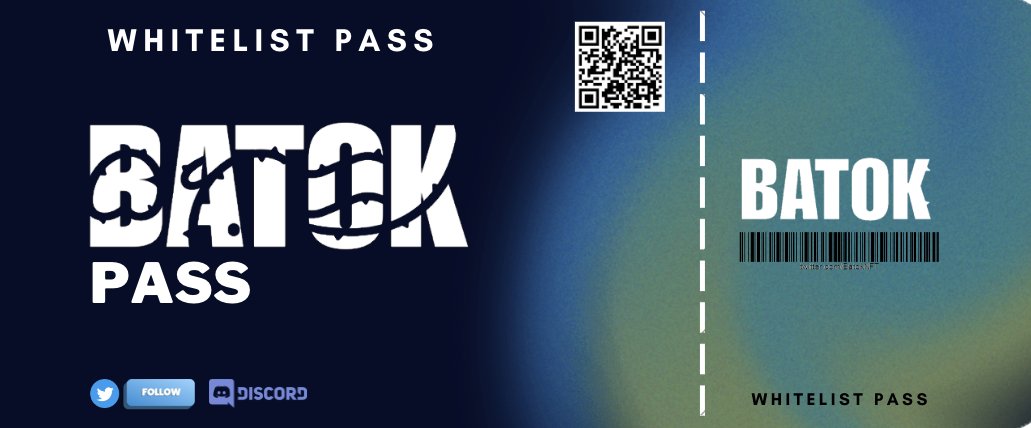 BatokNFT's tweet photo. Congratulations @Jordan_DMJ, @mittoma, @meriann__, @kellynftmaniac and @Nickyval9 for winning a #BatokPass π
Kindly DM us your address π€
Follow + RT for more chances of winning #BatokPass
#BatokNFT #FreeMint #NFTGiveaways #NFT #freemintNFT https://t.co/lQlwDdOa7u