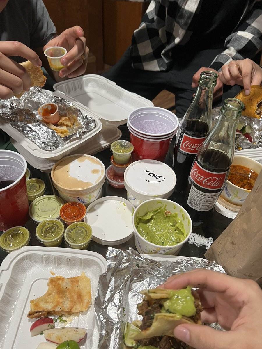 thatgoonchris's tweet photo. first meal at the new crib &amp; ofc it had to be some mexican 😅 https://t.co/X4o48uBOUd