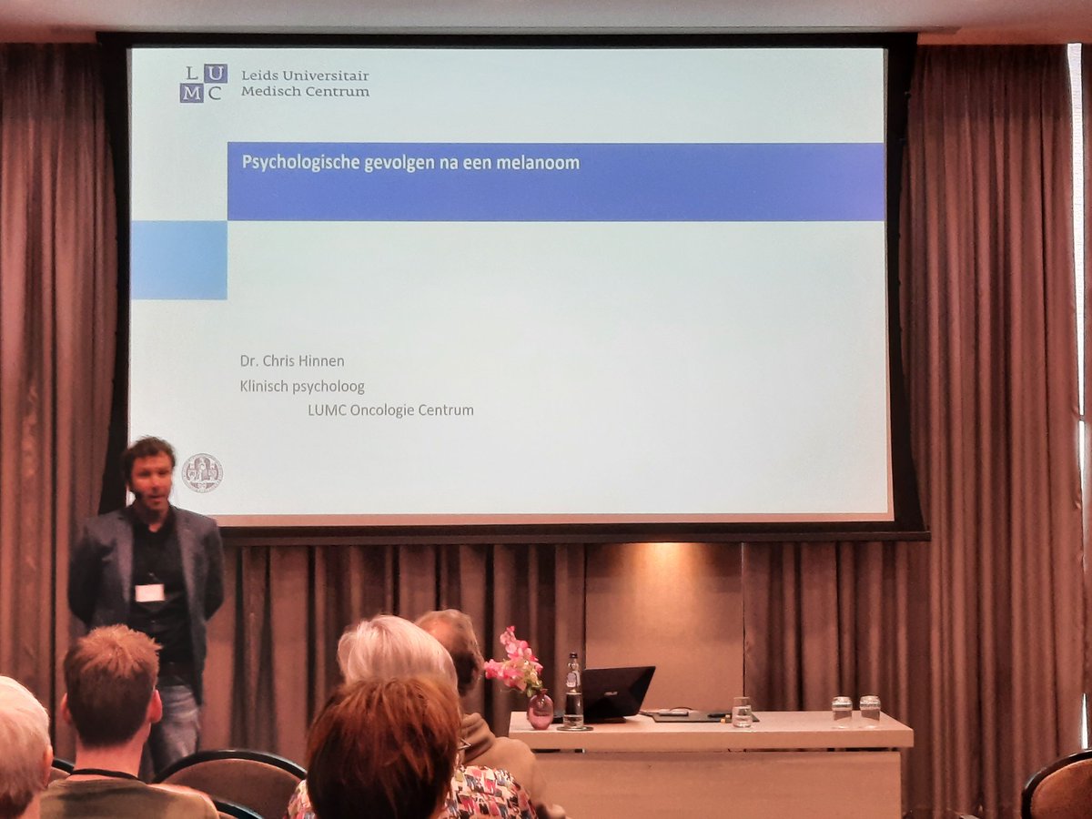 Even een parallelsessie bijwonen over de psychologische gevolgen van een #melanoom, dus ook een #oogmelanoom, door dr. Hinnen.
Dit op de Infodag van <a href="/StMelanoom/">Stichting Melanoom</a>