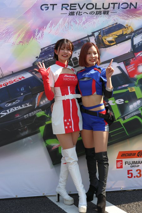 2023年4月1日SUPERGT EXPERIENCE A Pit オートバックス東雲SUPERGT PRステージに華を