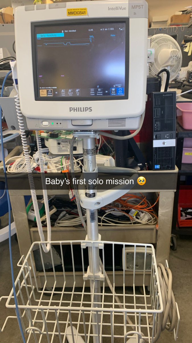yunghothot's tweet photo. In March I got a new job, I am now finally (kinda) using my degree to be a Biomedical Equipment Technician II. #YearOfTheOat https://t.co/eLcAtLC7BB