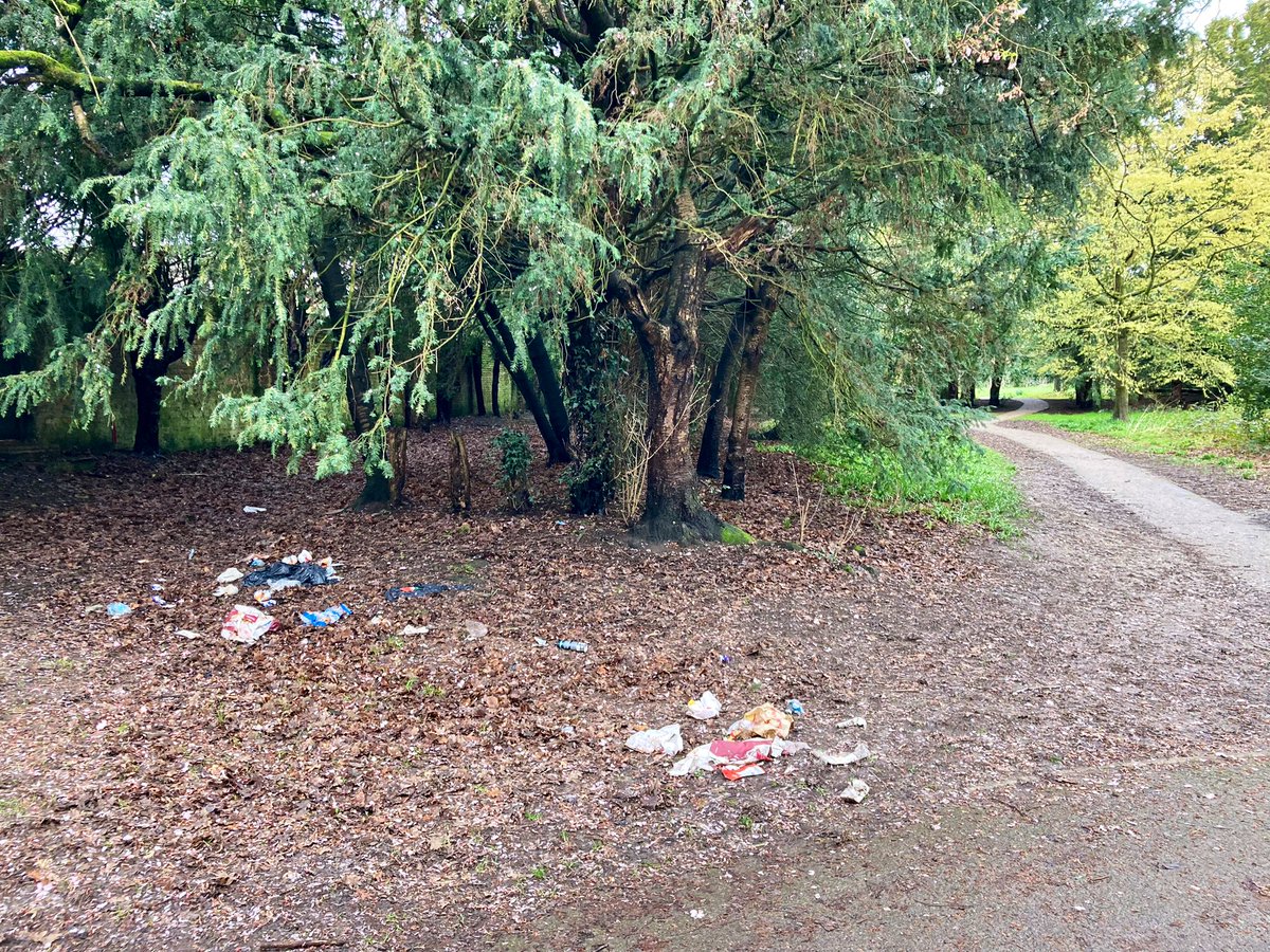 For the penultimate day of #GBSpringClean we visited the ‘Jewel in Bracknell’s Crown’ South Hill Park. Picked up so many beer bottles and cans thrown into brambles and #litter picked an area a fellow dog walker told us about 🚮🚯🗑️