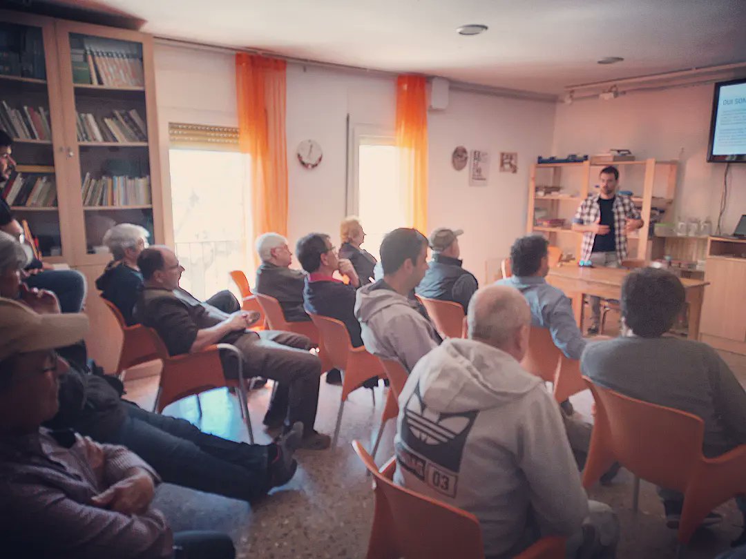 Avui a #SantaMariadeMeià ens hem nodrit fort de l'experiència de la comunitat energètica <a href="/ce_vilanoveta/">Comunitat Energètica Vilanoveta</a>, gràcies al suport de <a href="/PonentCoopera/">Ponent Coopera</a>, coneixent propostes pràctiques més democràtiques i sobiranes en la gestió energètica local!