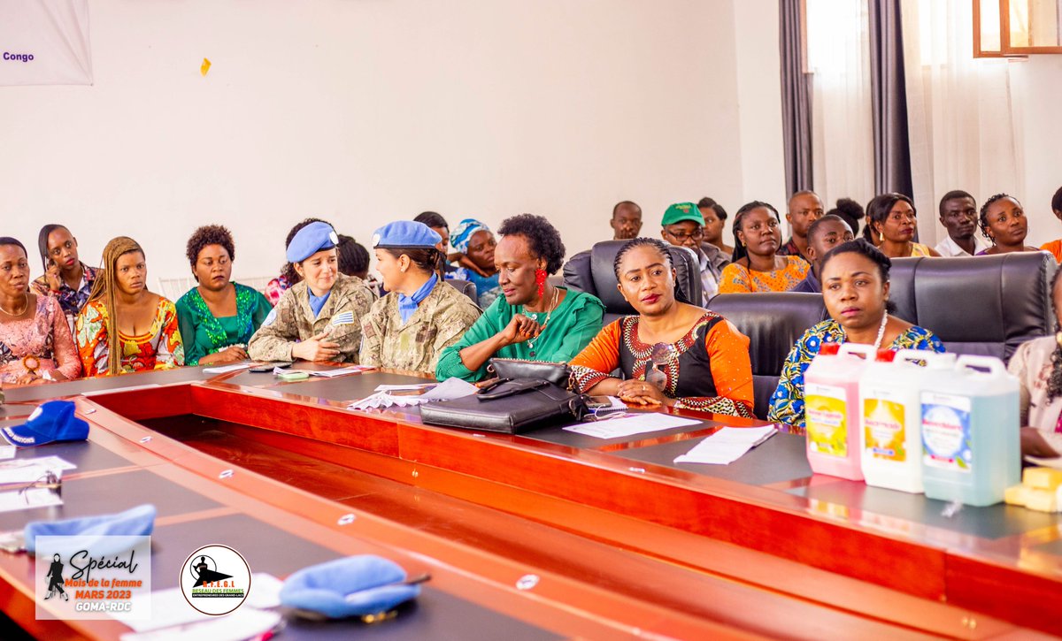 Rfegl_RDC's tweet photo. Pour clôturer ce mois de #Mars dédié aux droits de la #femme #RFEGL a organisé une conférence sur l'éducation numérique égalitaire pour la #paix et l'#auto-nomisation de la #femme et #jeune #fille en collaboration avec #UN contingent #Maroc-ain en #RDC 🇨🇩 en date du 30 mars 2023. https://t.co/0kKsC0KgwA