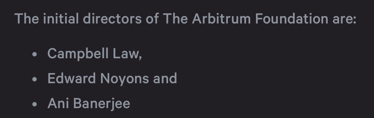 Vote is underway for <a href="/arbitrum/">Arbitrum</a> to steal 750m $ARB from treasury for its “Foundation” to hand out “Special Grants”. 

No votes on these grants.

No mention of security or oversight.

3 ppl control the Foundation.

This is a SLUSH FUND for Arbitrum VCs.

Total embarrassment.