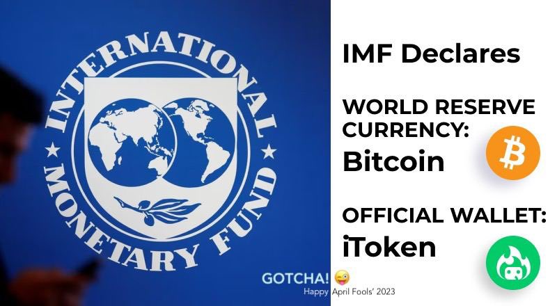 iTokenWallet's tweet photo. 📢👀 BREAKING NEWS❗️

👉🏻IMF declares #Bitcoin new World Reserve Currency

👉🏻 iToken as Official Wallet for all #BTC transactions

📲Download now: https://t.co/rTL78f26xF
RT👇🏻 FCFS airdrop. https://t.co/zORu0nNem9