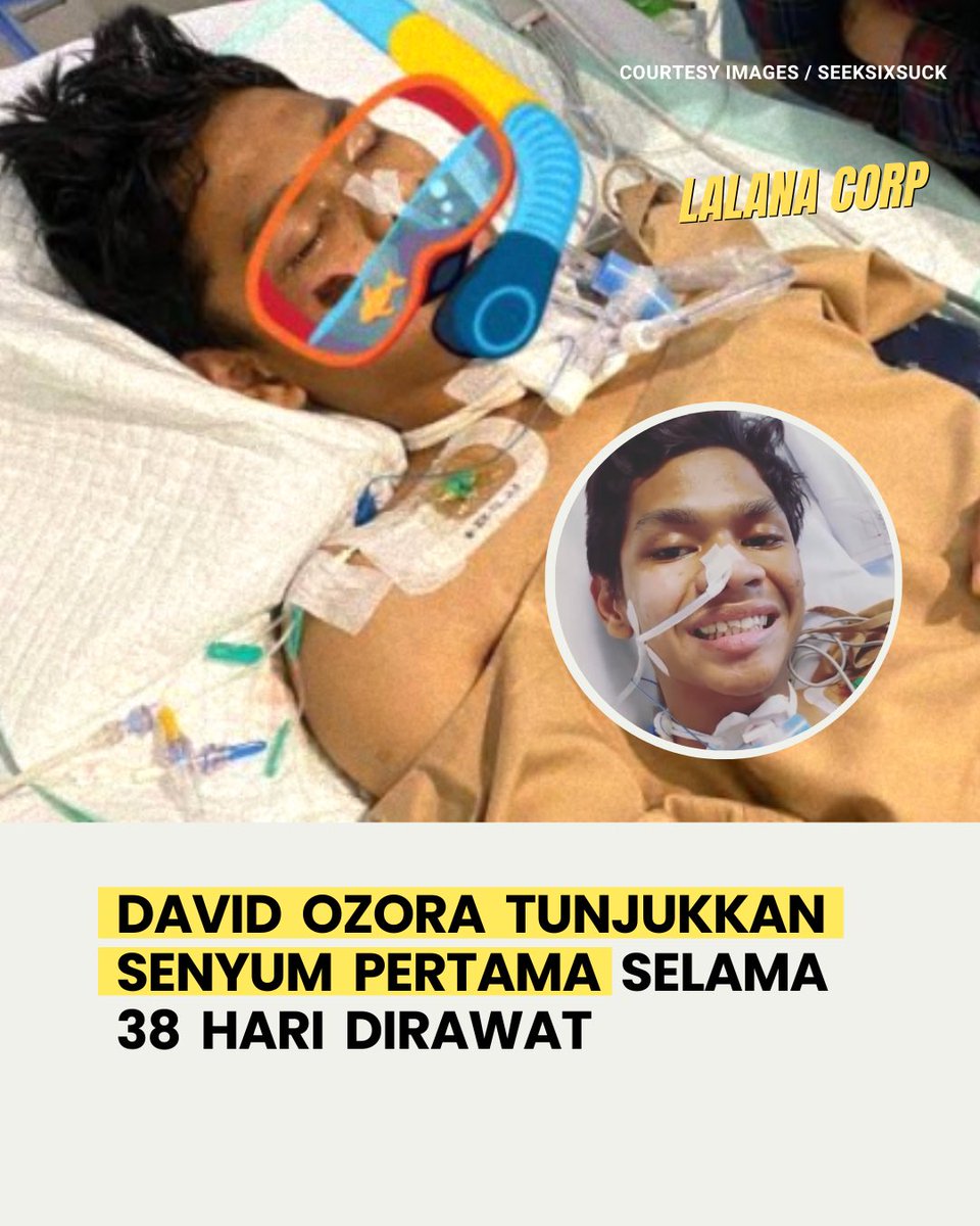 lalanacorp's tweet photo. David Ozora untuk pertama kalinya mengeluarkan ekspresi senyum sejak penganiayaan yang menimpa dirinya pada 20 Februari 2023 lalu. Setelah dirawat selama 38 hari, perjuangan David Ozora untuk pulih perlahan-lahan memperlihatkan progres yang baik ๐ค
-
#LLNCORP #davidozora https://t.co/YTr4TY5BJF