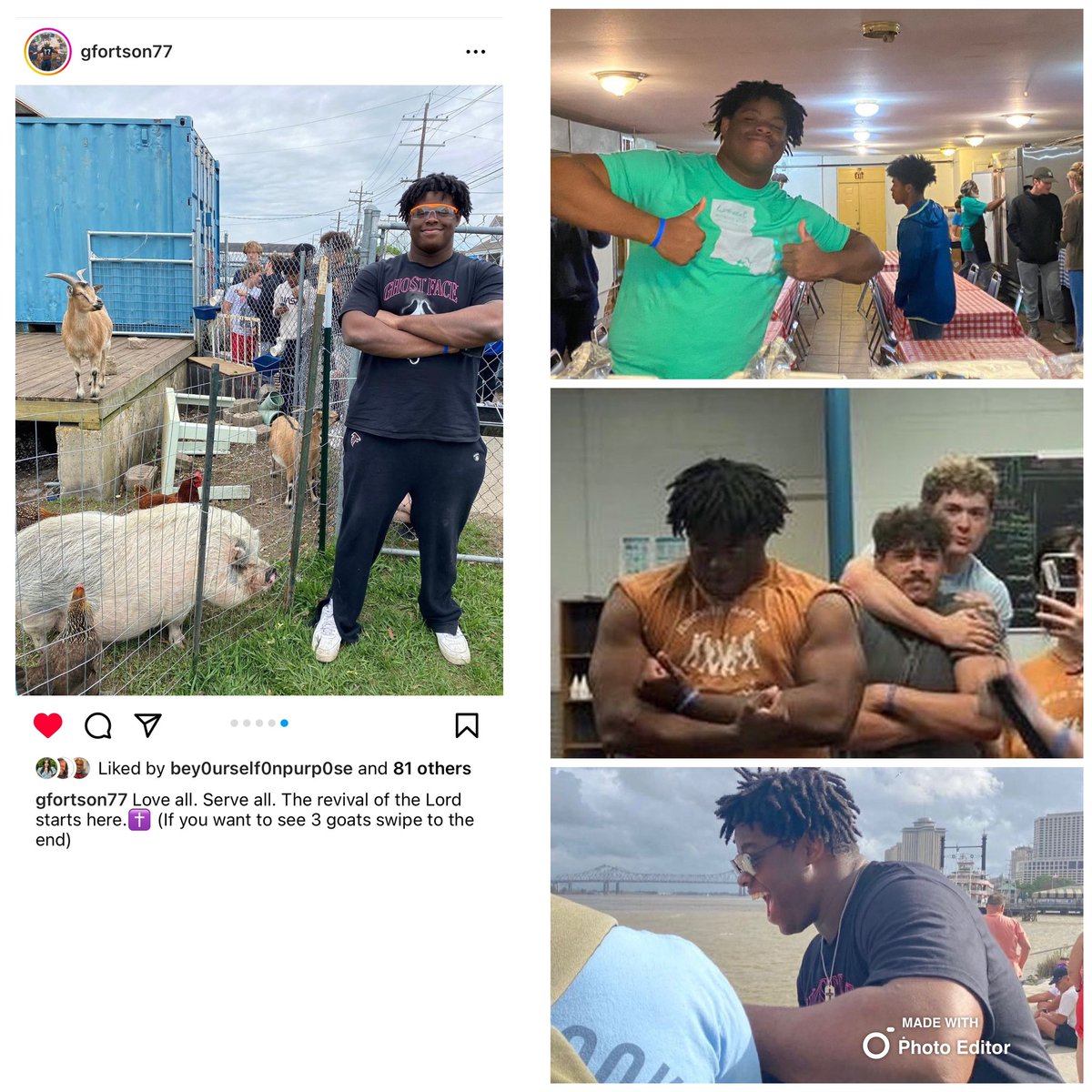 fortson2002's tweet photo. My big guy @Gabriel_5077
#SpringTerm23 #MissionsTrip #Sowingseedsoflove #HumbleHeart #lovingsoul
“Momma when I make it, I’m building a shelter for the homeless” - Gabe Fortson 3/31/23 https://t.co/gKOXnc8rfW
