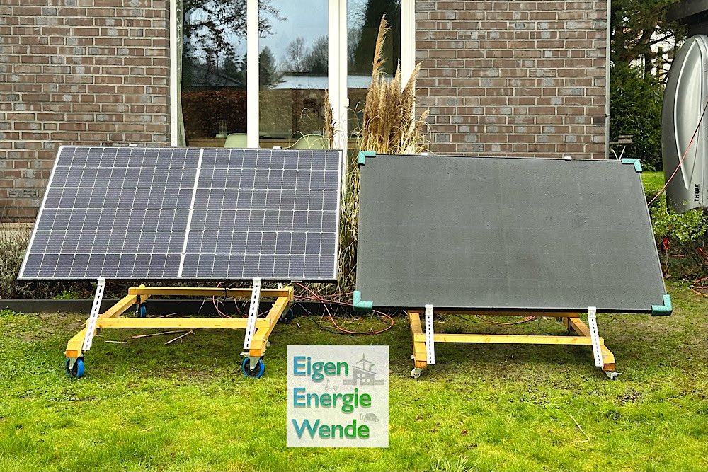EigenEnergieNow's tweet photo. Neues vom #SolarpanelVergleich:

Panel 2 (Maysun Solar 410Wp PERC) lag in den 6 Wochen durchschnittlich 30% hinter Panel 1 und fliegt raus.

Jetzt bekommt Panel 1 einen neuen Gegner:
Das ANKER 440Wp IBC-Technologie.

Unser Podcast zu #BalkonKraftwerken:

https://t.co/cBpj9Q4uHc https://t.co/kQ7aPMbQfs