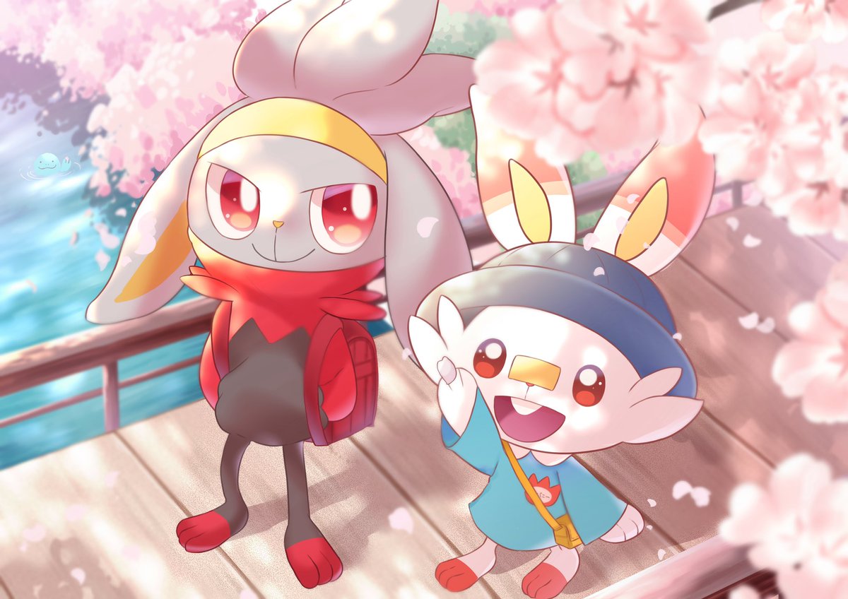 ポケモン「新学期#春ポケモン 」|🐰あさくり🐰のイラスト