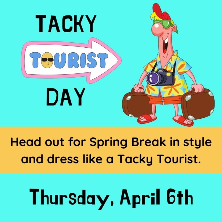 We are having Spring Break Spirit Days. Join in on the fun Wednesday and Thursday! #teamrce🐾