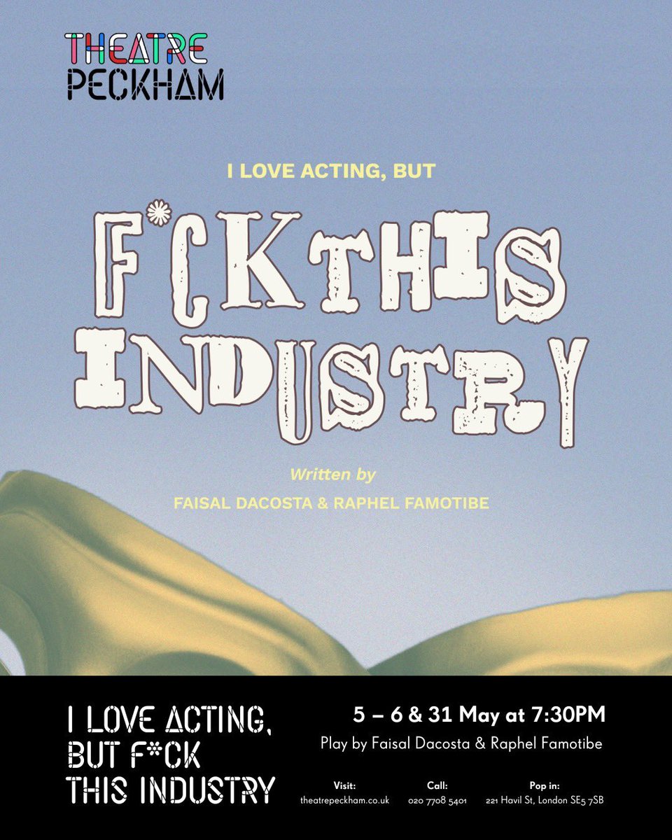 RaphelFamotibe's tweet photo. Here it is, first performance showings of our script! Real local at Theatre Peckham, roll thru! (Tickets out now @TheatrePeckham’s website) 

Meet the Cast: @MistarAlvin @michaeljunioro @Mo_Mansaray https://t.co/EbcbWSn7gy