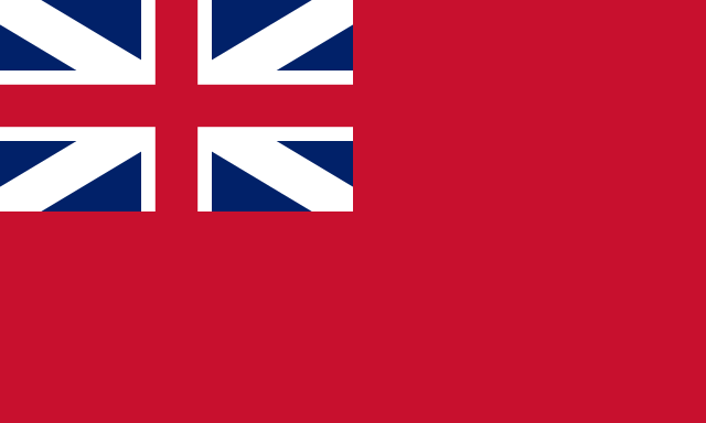 Why did it look like that? Well, it seems to have been made by adding white stripes to the British c