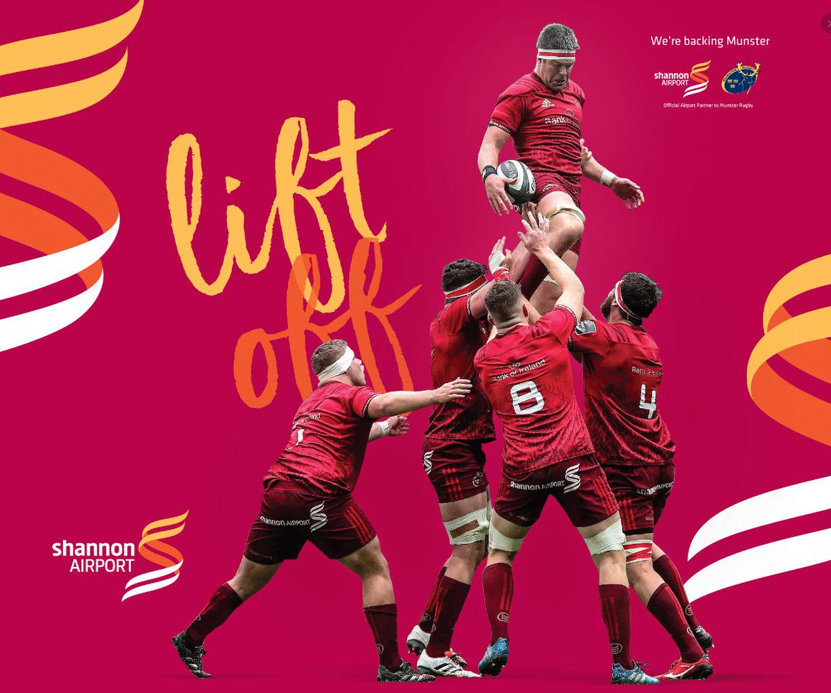 ShannonAirport's tweet photo. Match day has landed! βοΈ
@Munsterrugby are in South Africa to take on Cell C Sharks today in the Champions Cup! π
We're #BackingMunster!
#SHAvMUN #SUAFπ΄ #shannonairport https://t.co/3jpPxQpU44
