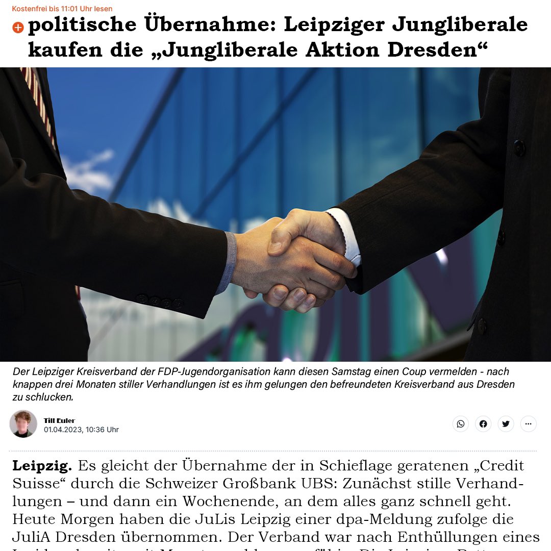 julisleipzig's tweet photo. Gemeinsam stark für die Zukunft! Julia Dresden x JuLis Leipzig. https://t.co/559GsCNzzO