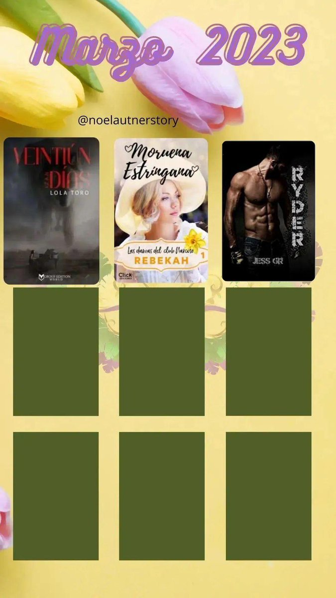 Mis lecturas de MARZO 🎉🎉🥰🎉🎉