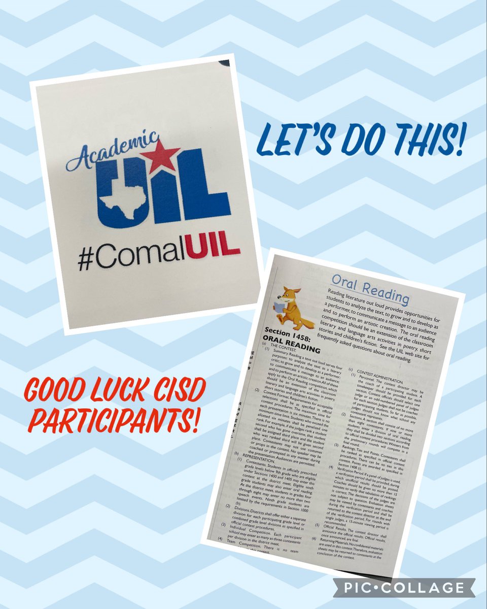 Elementary UIL, CISD style. 
#comaluil