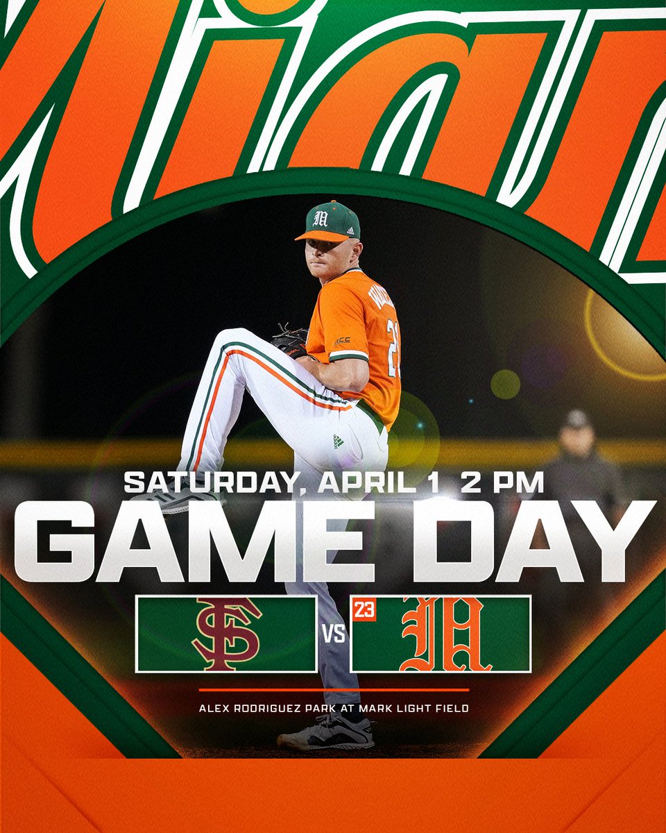 Pierre EscarGOAT on Twitter "RT CanesBaseball Canes vs. Noles Pt. ️