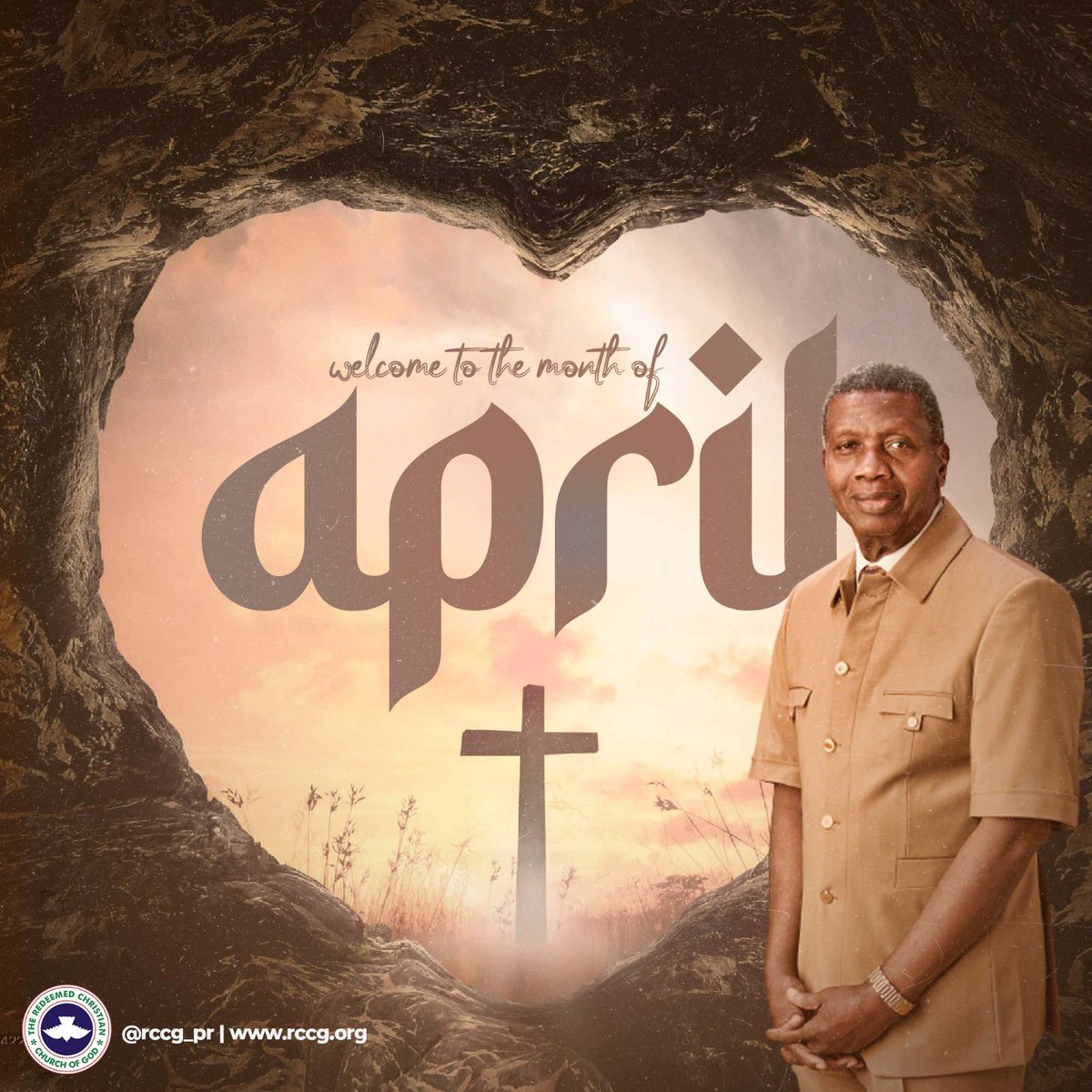 PastorEAAdeboye's tweet photo. Welcome to the month of April, this month you will experience a Divine Touch from God in all areas of your life in Jesus name. https://t.co/TxZbW80b4e