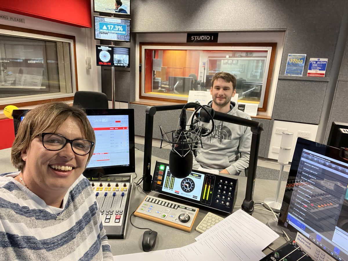 lynham908's tweet photo. Radio interview with @nickyprice @BBCGlos. Thank you for helping create awareness for the baby memorial garden for @CGHospCharity. @Peaks3Challenge completed yesterday and now on my way to do @BrightonMarathn tomorrow in memory of my son. https://t.co/tdwAgDULKx #babyloss #baby # https://t.co/OzQRiLKUc0