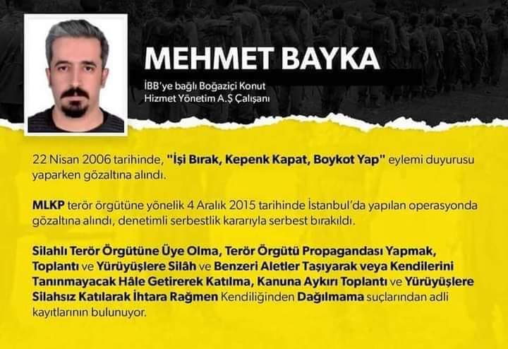 sevdaakd's tweet photo. Sözde  İP'e kurşun sıkan şahıs İstanbul Büyükşehir Belediyesi OT YOLMA işçisi çıktı.

Yine bir tiyatro ile aptal yerine konuldunuz ey halkım. https://t.co/4hiUa8memo