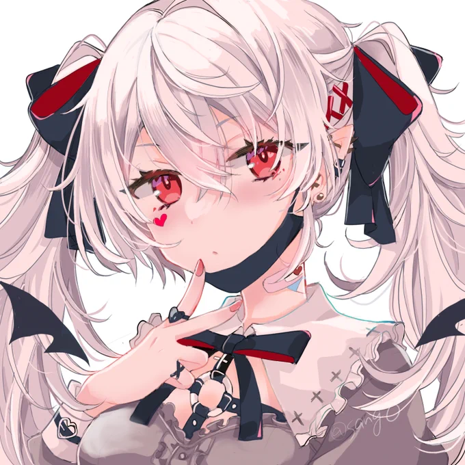 サーニャちゃん(再揚)葛葉のヴァンパイア歌みた好き。 #SanyArt 
