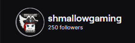 ShmallowGaming's tweet photo. Omg guys !! WE DID IT !! we actually did it 🥳🥳🥳🥳250 beautiful #Shmallow members on twitch !  

I never never thought that this would happen SO FAST 
#eatyourvitamins #batmaine #shmallow #imabanana

👉https://t.co/JXDtS2sFk7👈 https://t.co/1MMOeG4ppk