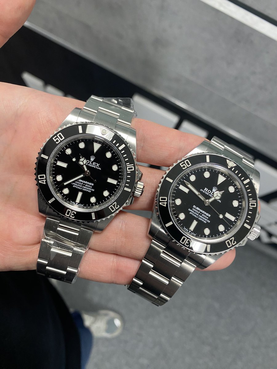 Happy Saturday People! The perfect all round watch ✔️ Sub Non-Date 124060 2023 unworn in stock now 🖤 Dm to book an appointment in our Liverpool Street London showroom 📍